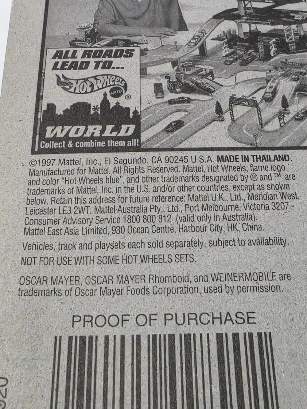 1997 Hot Wheels Oscar Mayer Weinermobile 204 NEW Vintage Sealed